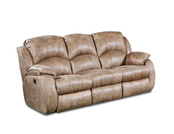 Southern Motion Living Room Power Headrest Double Reclining Sofa 705